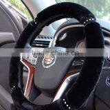 luxury glow in the dark rhinestone steering wheel cover