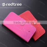 2016 Fashionable Foldable Stand Card Holder Mobile Phone Leather Case For IPhone 6