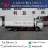 Dongfeng light 5tons ice cream refrigerated box truck