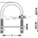 China Supplier For Sale Steel Electric Galvanized U-Bolt With Nut Hardware Carabiner Rigging Screw Galvan thumbnail-4