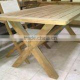 Dining Table With X-Legs Style thumbnail-1