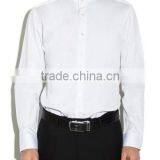 Fashion Long Sleeve Button up Shirts for Men Cotton White Shirts thumbnail-3
