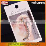 New Diamond Cuff Wrap Earring Ear Clips Women Piercing Jewelry