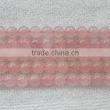 Rose Quartz Beauty Beads Loose Gemstone Round Beads Rose Quartz Beads for Jewerly and Fashion thumbnail-1
