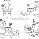 Hydrolysis PU Cover Old Fashioned Salon Chairs thumbnail-6