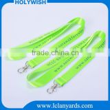 Custom cheap polyester fabric wholesale lanyards with buckle