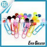 Soft Rubber Bookmark Paper Clip Balloon Shape,custom Cute Colorful Paper Clip Holder thumbnail-1