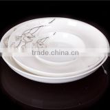 New Bone China plate ,porcelain dinnerware,white round porcelain plate