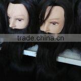 Cheap Natural Hair Male Mannequin Head With Hair Training Doll thumbnail-1