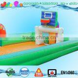 Inflatable Sports Equipment Inflatable Football Field With Basketball Hoops Game Combo thumbnail-2