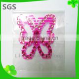 colorful butterfly shape self stick hair roller for hair accessories