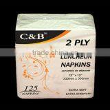 2ply 33cm Luncheon Napkin 125 Pack