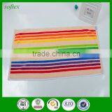 32s2 Cotton Super Absorbent Jacquard Stripe Brush Colorful Face Towel thumbnail-3