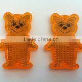 Reflective Bear Key Ring