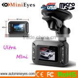 Ultra Mini Car camera front DVR with NTK96550+AR0330 solution 1080P front rear camera car dvr gps