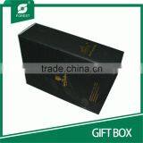 OEM HAND MADE PAPERBOARD GIFT BOX WITH GOLD HOT STAMPPING thumbnail-4