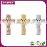 2016 Latest Selling Product Rose Gold Cross Charm