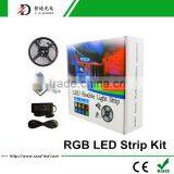 5M 3528 RGB Waterproof 300 Led Strip Kit + 24 KEY IR Controller +12V 3A Power