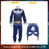 Latest Design Adult Carnival Costume Masquerade Performance Captain America Cosplay Costume