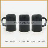 Factory Wholesale Black Color Cheap Beer Steins