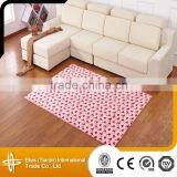 Solid Color tufted Coral Fleece Blanket Carpet