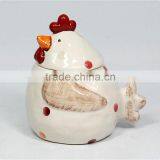 Hand-painted Ceramic Lovely Rooster Cookie Jar for Easter
