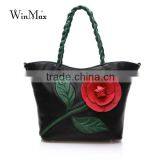 Big Tote Floral Embroidery Sling Bags New Style Ladies Handbags thumbnail-2