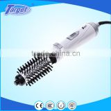 Fine hair iron with brush automatic rotating brush straightener