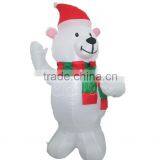 Polar Bear Inflatable for Christmas Yard Decoration thumbnail-1