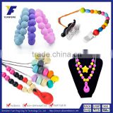 Wholesale Soft Baby Toys Silicone Teething Jewelry Necklace Pendant for Mom                        
                                                Quality Choice