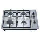 2014 Hot Sales Stainless Steel 4 Burner Gas Hob Zhongshan Factory OEM Service(Model no: Z624-BCCD))