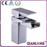 QL-0882 new design china brass waterfall basin faucet