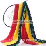 100% Cotton Terry Velour Towel Absorbent Quick Drying With Jacquard Sport Towel(st-030 thumbnail-1