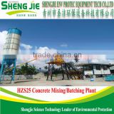 Ready Mix HZS 25 Concrete Batch Plant with Twin Shaft Mixer