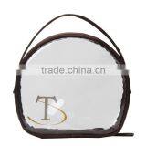 Satin Fabric Cosmetic Bag/clear Travel Toiletry Bags Made in China thumbnail-3