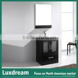 30" Single Espresso Bathroom Vanity With Ceramic Sink thumbnail-4