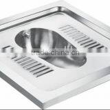 Stainless Steel WC Squatting Pan Toilet GR-005 thumbnail-4