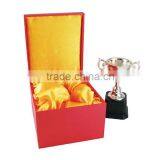 Custom Design Paper Gift Box for Cup With Satin