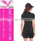 Custom Made Hot Sell And Cheap Uniforms Woman Black Military Uniforms thumbnail-4