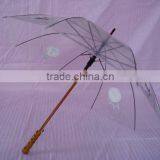 Auto Golf Umbrella PVC Transparent Umbrella Advertising