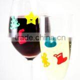 2014 Hot Sell Silicone Stick Wine Glass Markers thumbnail-1