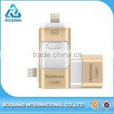 3 in 1 Muti-functions I-Flash Drive U Disk OTG for IPhone Android PC 8GB/16GB/32GB/64GB/128GB thumbnail-2