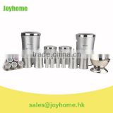 stainless steel tea coffee sugar canister set