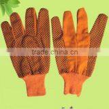 Canvas Glove With Black PVC Dots thumbnail-1