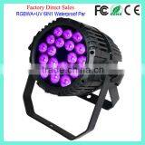 18*18Watt Blizzard Light DMX Wash Tough Par Hexa IP65 Rated 18*18W RGBWAUV 6IN1 Outdoor Rainproof Waterproof LED Par Can Light