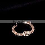 Women Fashion Necklace Earring Bracelet JW007 Wedding Bridal Jewellery Gold Plated Jewelry Set thumbnail-4