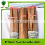 Good selling wood color mop stick wooden broom and brush handle from China factory