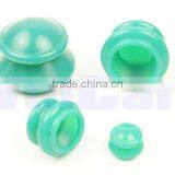 green massage cupping, medical silicone cupping set