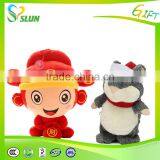 New Year Mascot Spot Blue Shark Plush Toy thumbnail-5