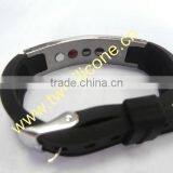 Hot Sale Sports Magnetic Silicone Bracelet With Metal thumbnail-5